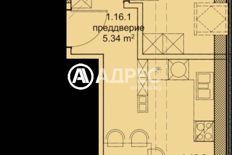Двустаен апартамент, Варна, Младост 1, 671739, Снимка 2