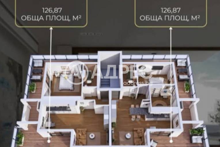 Едностаен апартамент, Бургас, Сарафово, 688740, Снимка 12