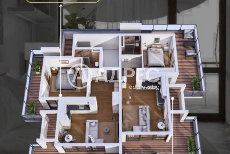 Едностаен апартамент, Бургас, Сарафово, 688741, Снимка 14