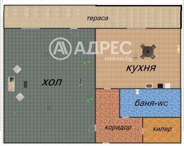 Двустаен апартамент, Варна, Възраждане 1, 695741, Снимка 1