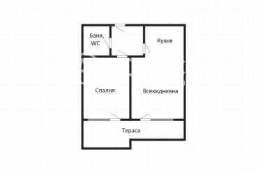 Двустаен апартамент, Бургас, Братя Миладинови, 697743, Снимка 1