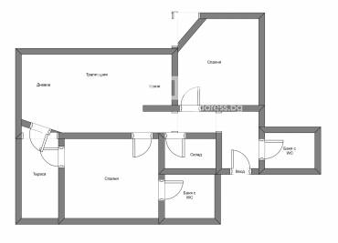 Тристаен апартамент, София, Кръстова вада, 569745, Снимка 1