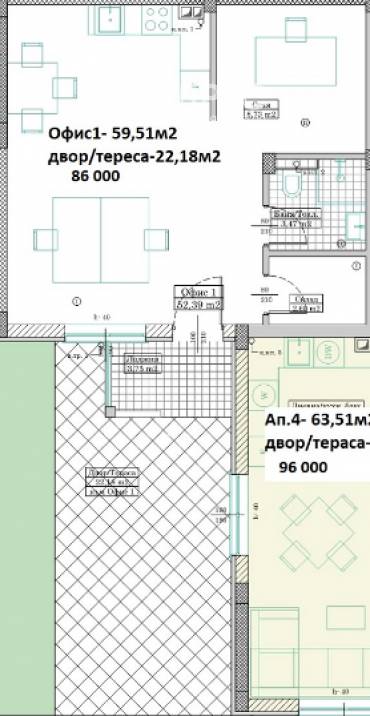Двустаен апартамент, Варна, м-ст Пчелина, 650745, Снимка 1