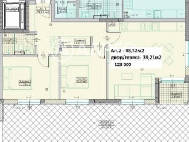 Тристаен апартамент, Варна, м-ст Пчелина, 650747, Снимка 1