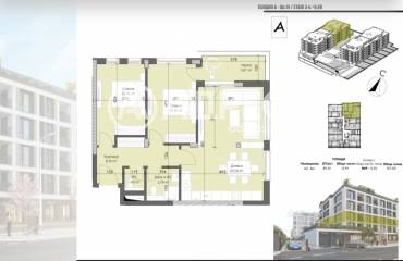 Тристаен апартамент, Пловдив, Кършияка, 632748, Снимка 1