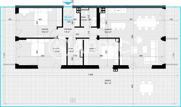 Многостаен апартамент, Варна, Аспарухово, 651749, Снимка 1