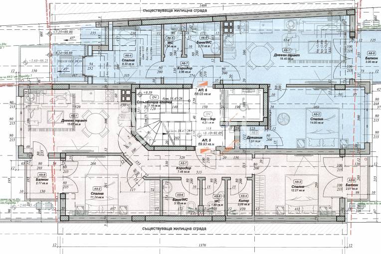 Тристаен апартамент, Варна, Цветен квартал, 675749, Снимка 18