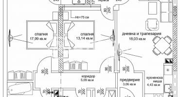 Тристаен апартамент, Пловдив, Съдийски, 665751, Снимка 1