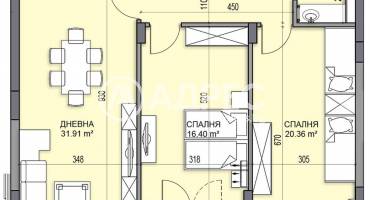 Тристаен апартамент, Пловдив, Гагарин, 665752, Снимка 3