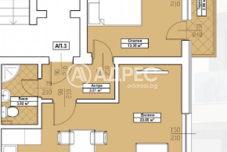 Двустаен апартамент, Благоевград, Еленово, 679754, Снимка 5
