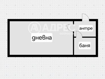 Едностаен апартамент, София, Дианабад, 631755, Снимка 1