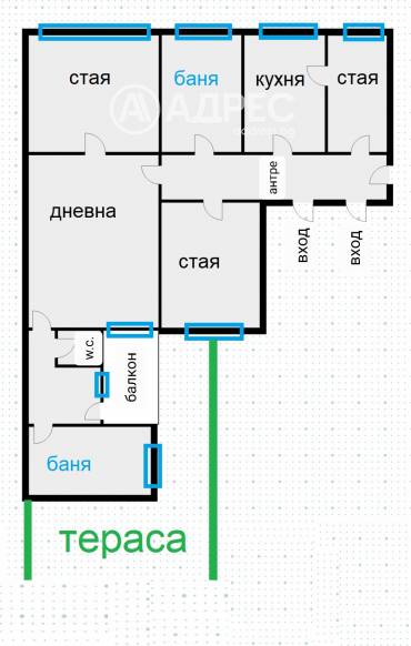 Многостаен апартамент, София, Център, 665755, Снимка 1