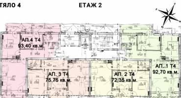 Тристаен апартамент, Варна, Център, 575757, Снимка 12