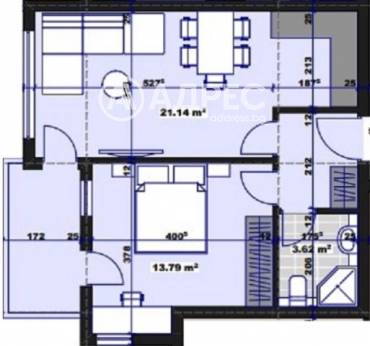 Двустаен апартамент, Стара Загора, Три чучура-север, 679757, Снимка 1