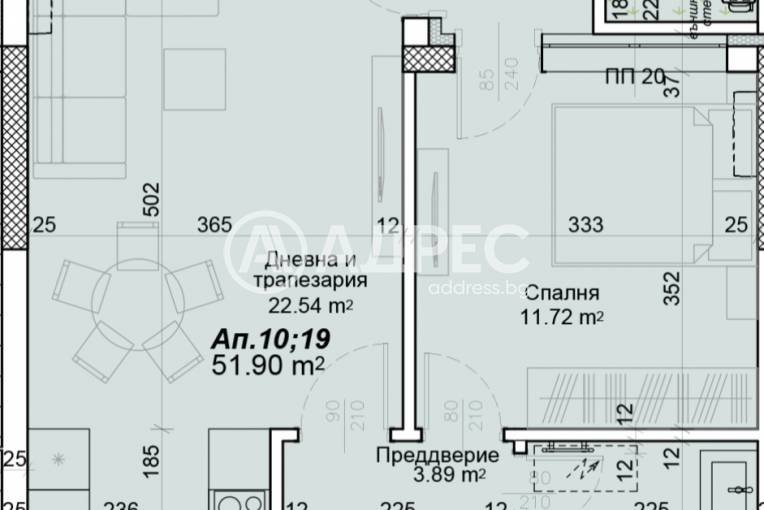 Двустаен апартамент, Пловдив, Беломорски, 672760, Снимка 8