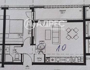 Двустаен апартамент, Варна, Левски, 683761, Снимка 1
