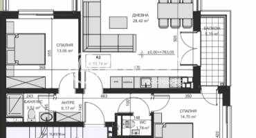 Тристаен апартамент, София, Драгалевци, 647765, Снимка 2