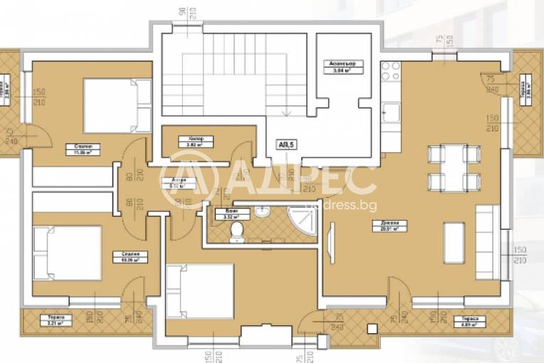 Многостаен апартамент, Благоевград, Еленово, 679767, Снимка 5