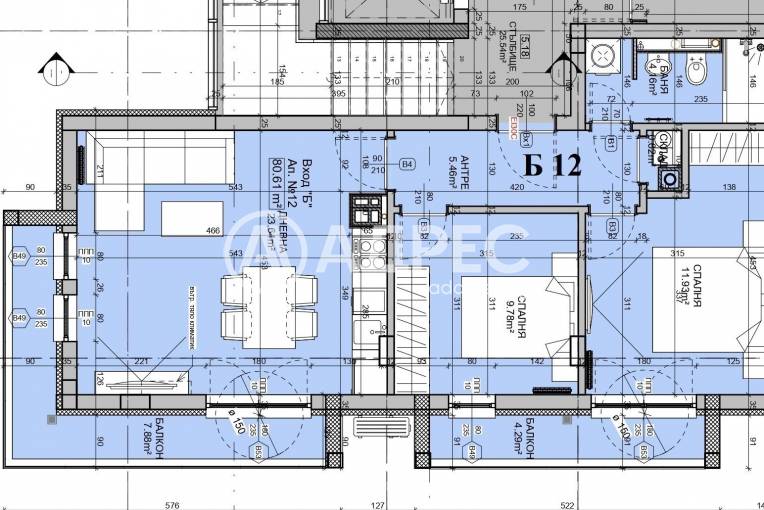 Тристаен апартамент, София, Манастирски ливади - изток, 666768, Снимка 4