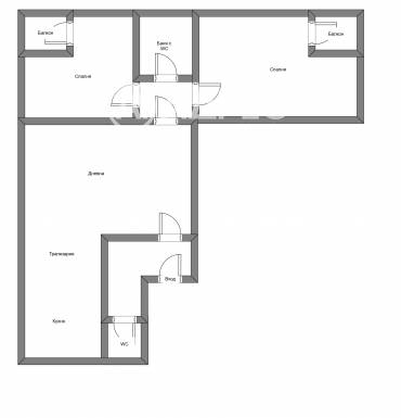 Тристаен апартамент, София, Лозенец, 676768, Снимка 1