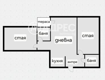 Тристаен апартамент, София, Редута, 680768, Снимка 1