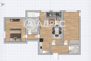 Тристаен апартамент, София, Редута, 680768, Снимка 1