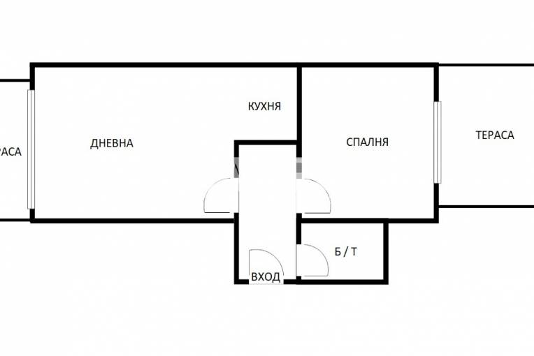 Двустаен апартамент, Варна, Цветен квартал, 681768, Снимка 13