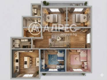 Многостаен апартамент, София, Център, 673769, Снимка 1