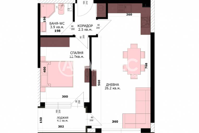 Двустаен апартамент, Варна, Кайсиева градина, 679773, Снимка 4