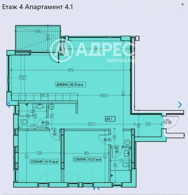 Тристаен апартамент, Варна, Галата, 676774, Снимка 1
