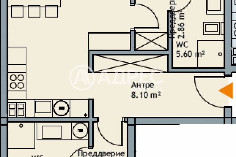 Тристаен апартамент, Варна, к.к. Чайка, 661777, Снимка 4
