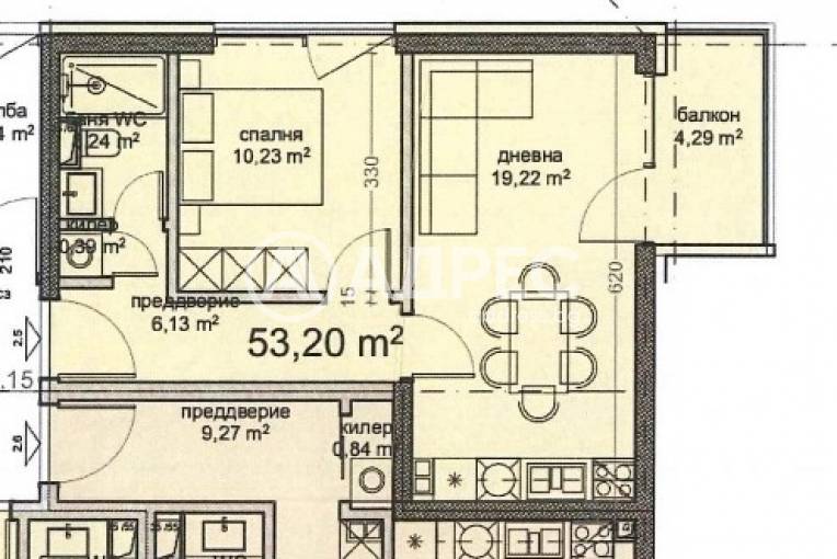 Двустаен апартамент, Варна, Владислав Варненчик, 682777, Снимка 2