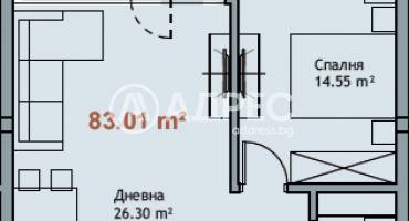 Двустаен апартамент, Варна, к.к. Чайка, 661778, Снимка 4