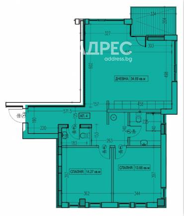 Тристаен апартамент, Варна, Галата, 676779, Снимка 1