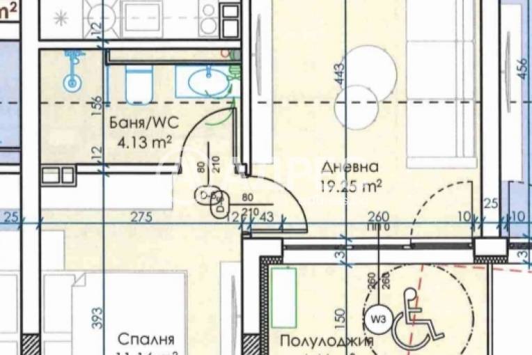 Двустаен апартамент, Пловдив, Младежки хълм, 700780, Снимка 4