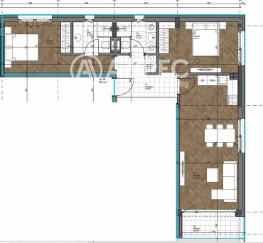 Тристаен апартамент, Варна, к.к. Св.Св. Константин и Елена, 657781, Снимка 1