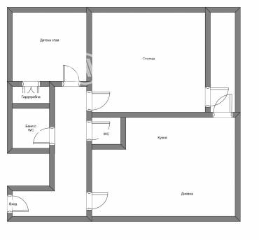 Тристаен апартамент, София, Карпузица, 685782, Снимка 1