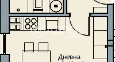 Двустаен апартамент, Варна, к.к. Чайка, 661784, Снимка 4