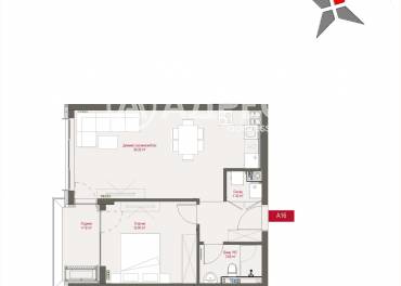 Двустаен апартамент, София, Манастирски ливади - изток, 668784, Снимка 1