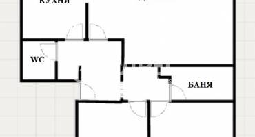 Тристаен апартамент, София, Гео Милев, 691784, Снимка 1