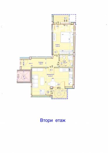 Двустаен апартамент, Варна, Общината, 694784, Снимка 1