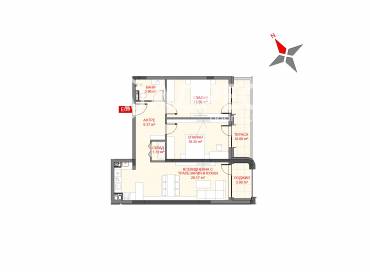 Тристаен апартамент, София, Манастирски ливади - изток, 628785, Снимка 1