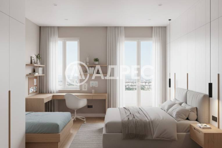 Тристаен апартамент, Бургас, Изгрев, 682786, Снимка 2