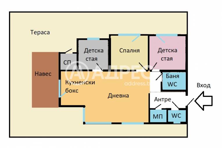 Тристаен апартамент, София, Манастирски ливади - запад, 691789, Снимка 4