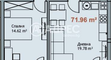 Двустаен апартамент, Варна, к.к. Чайка, 661790, Снимка 4