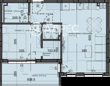 Двустаен апартамент, Варна, м-ст Ален Мак, 675790, Снимка 1