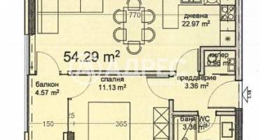 Двустаен апартамент, Варна, Владислав Варненчик, 682792, Снимка 2