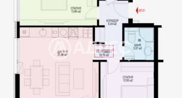 Тристаен апартамент, София, Овча купел, 701793, Снимка 4