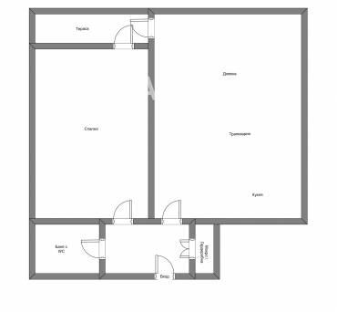 Двустаен апартамент, София, Дружба 2, 689794, Снимка 1