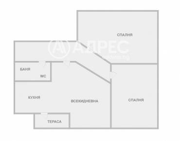 Тристаен апартамент, Варна, Централна поща, 689795, Снимка 1
